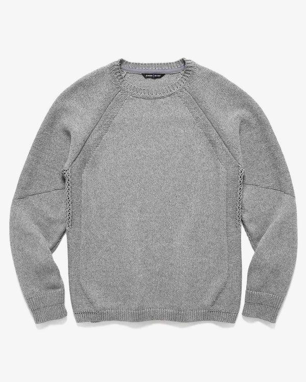 haven Harbour Sweater - Cotton Cashmere Knit Heather Grey