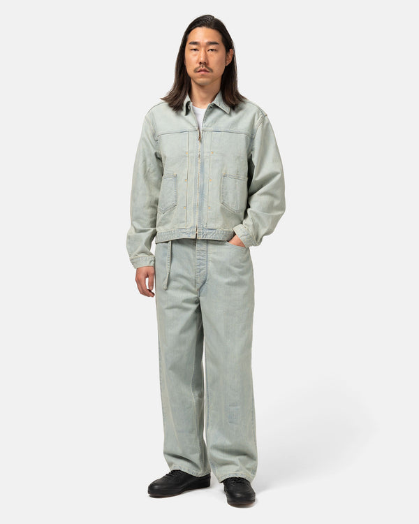 Haven 12.9oz Denim Zip Jacket Indigo Over-Dye