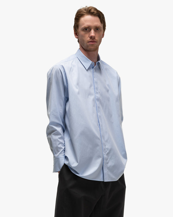 Haven 140/2 Broad Shirt Sax Blue