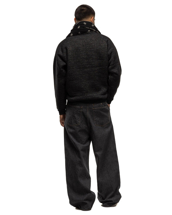 Haven 14oz BLK Denim PORT Baggy Pants BLKxECR