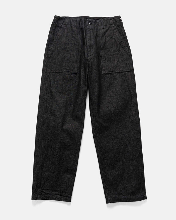 haven 14oz Cone Denim Fatigue Pant Black