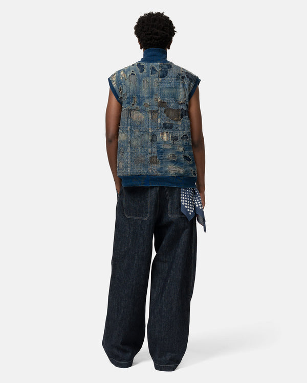 Haven 14oz Denim FATIGUE Baggy Pants Indigo
