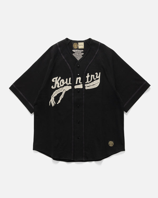 haven 16/-Densed Jersey Baseball Shirt (BONE) Black