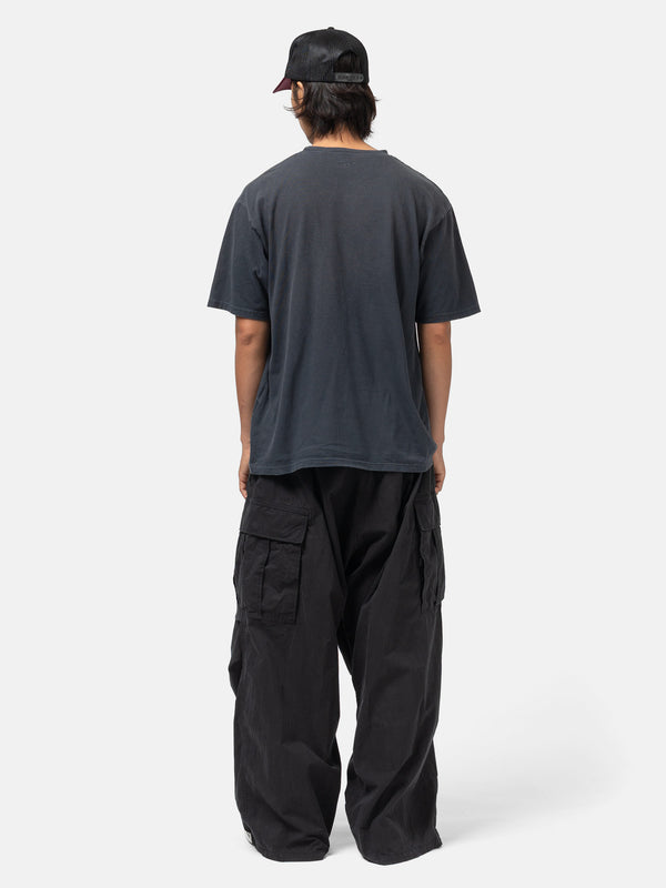 Haven 20/-Jersey Crew T (PECKISH Rain Skull) Black