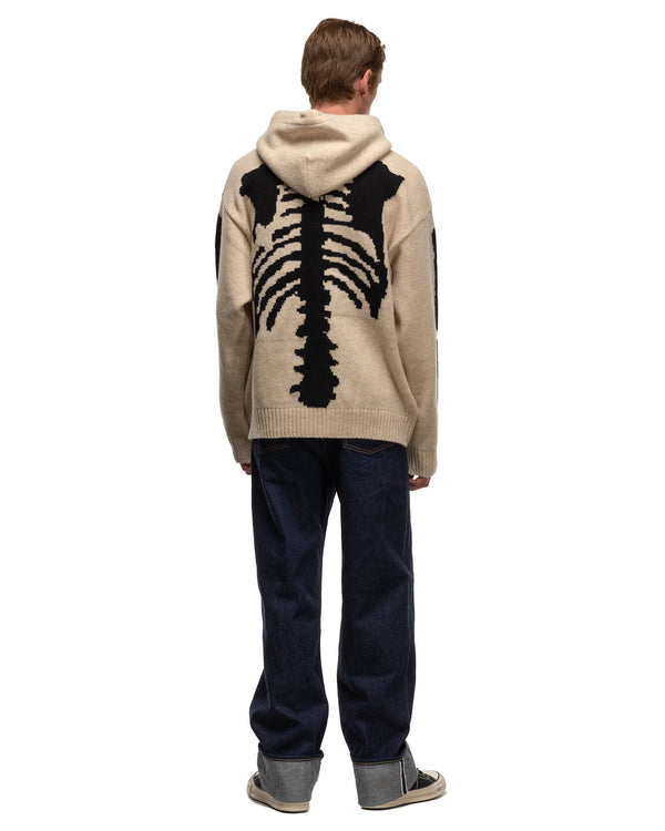 Haven 5G Wool BONE Hood Sweater Ecru