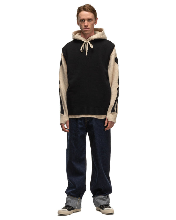 Haven 5G Wool BONE Vest Black