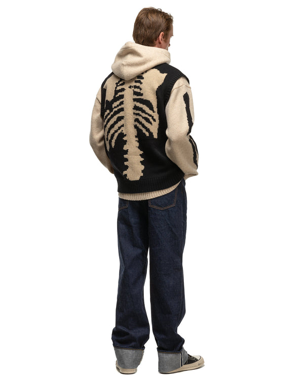 Haven 5G Wool BONE Vest Black