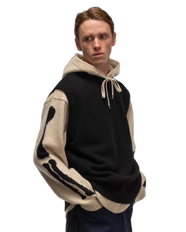 Haven 5G Wool BONE Vest Black