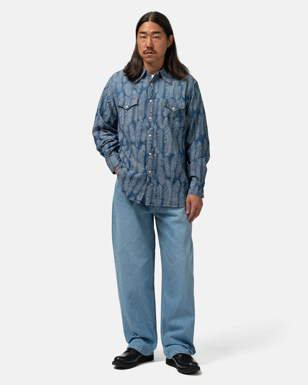 Haven 5oz MAGPIE Denim HUSKY Western Shirt Light