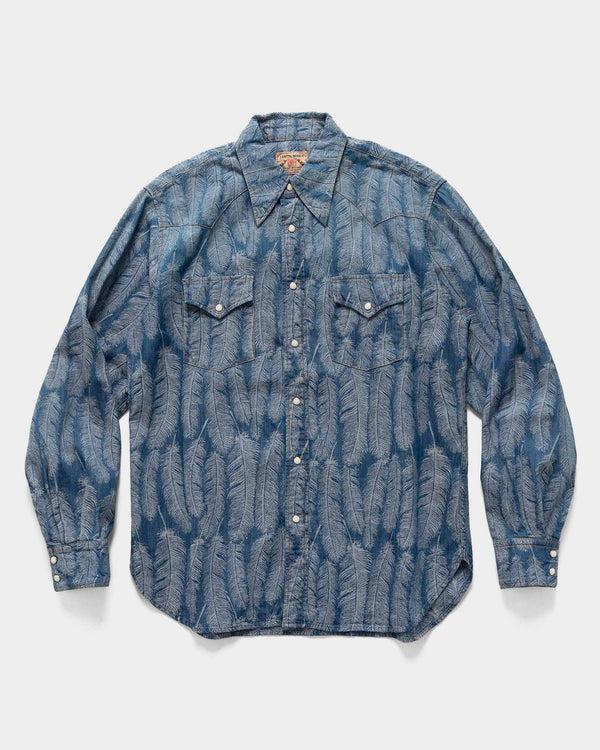 haven 5oz MAGPIE Denim HUSKY Western Shirt Light