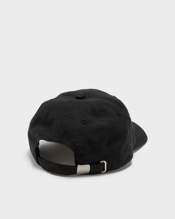 Haven 6Panel Linen Cap Black