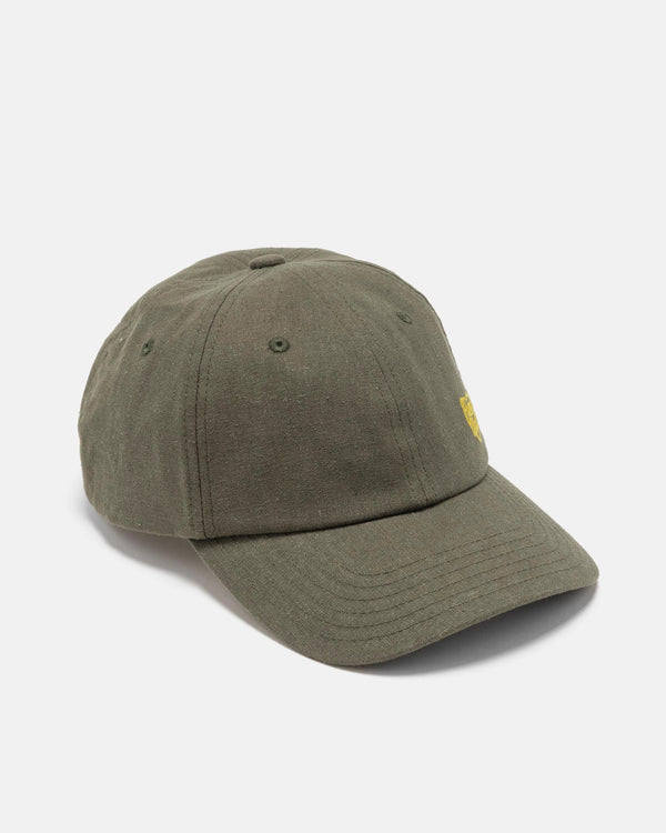 Haven 6Panel Linen Cap Olive