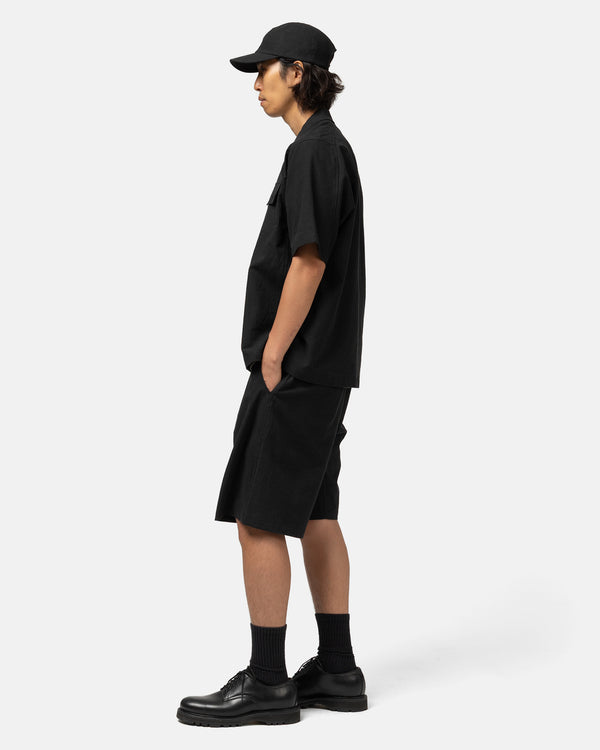 Haven Atelier Short - Vintage Linen Poplin Black
