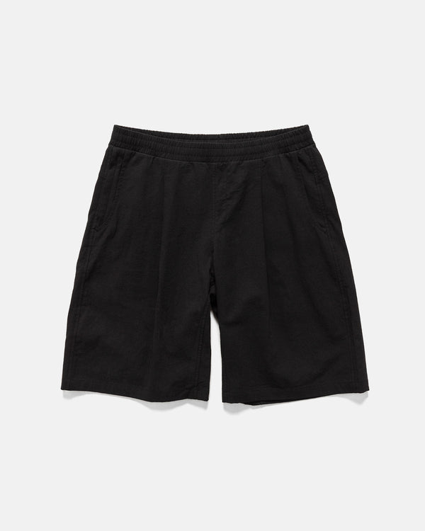 haven Atelier Short - Vintage Linen Poplin Black