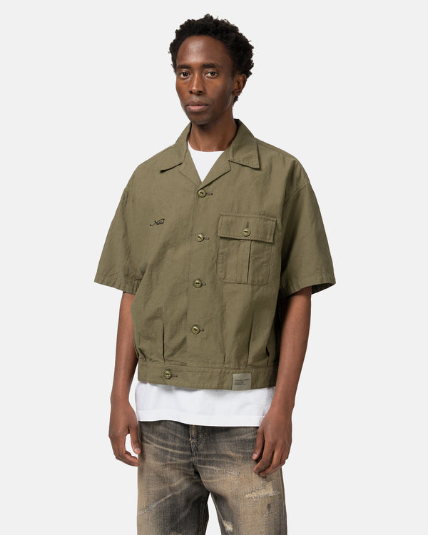 Haven Belted Officer Shirt SS Olive Drab