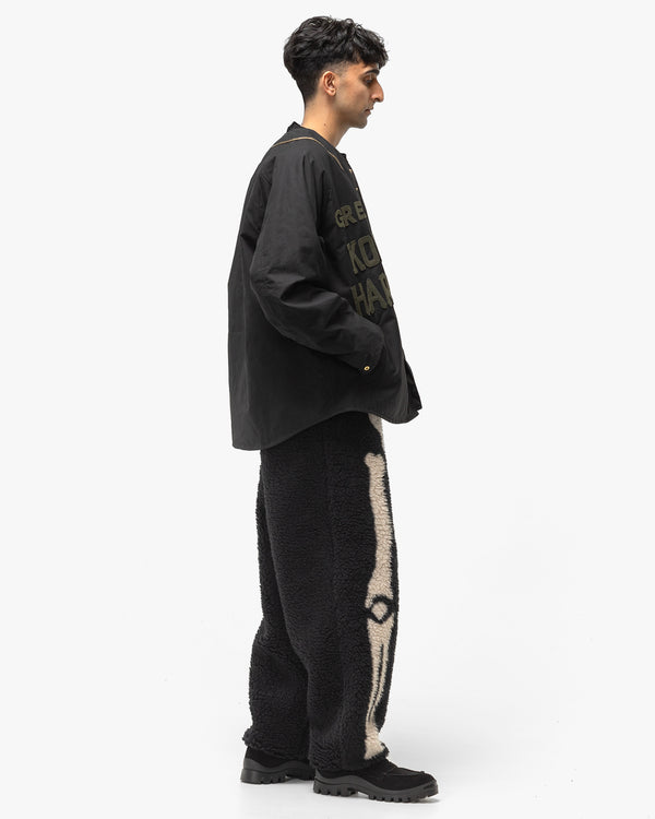 Haven BONE Boa Fleece Easy Pants Black