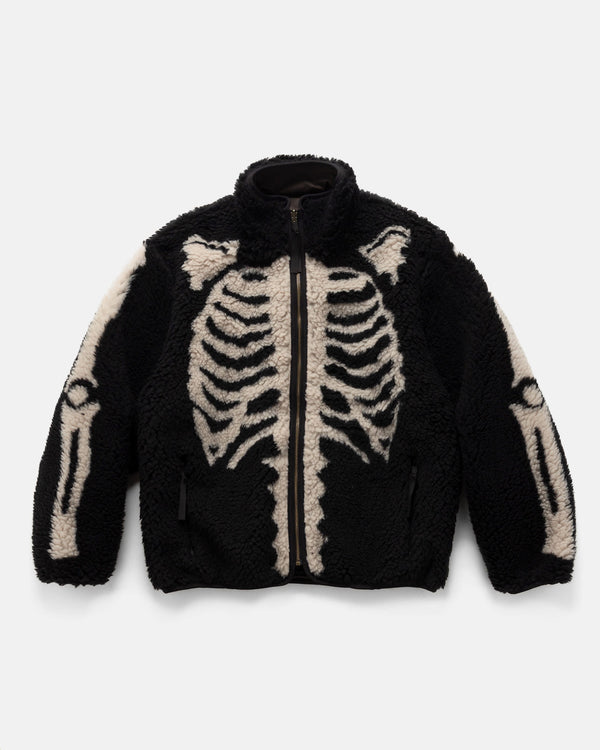 haven BONE Boa Fleece Reversible Blouson Black