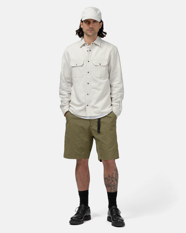 Haven Bosky Short - Bio Washed Cotton Nylon Olive