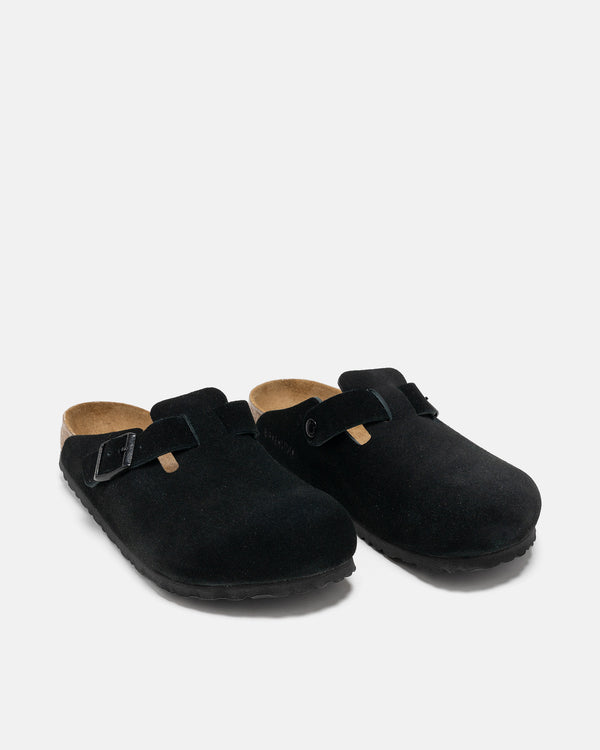 Haven Boston Soft Footbed Black Suede
