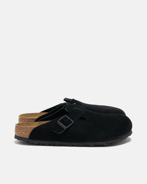 haven Boston Soft Footbed Black Suede