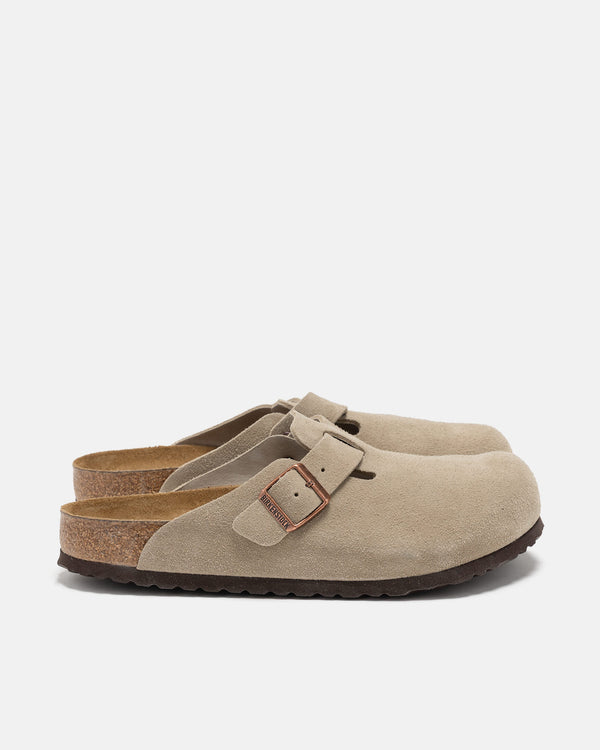 haven Boston Soft Footbed Taupe Suede
