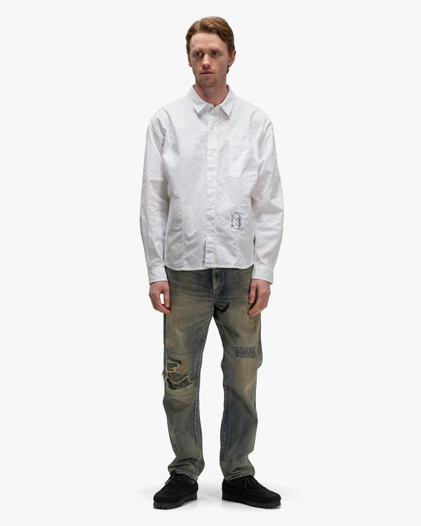 Haven BW. Plain Shirt LS White