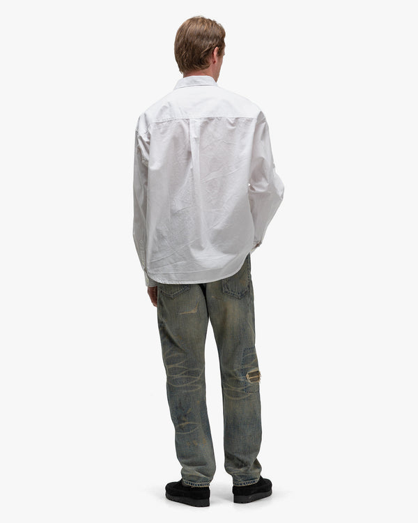 Haven BW. Plain Shirt LS White