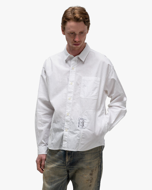 Haven BW. Plain Shirt LS White