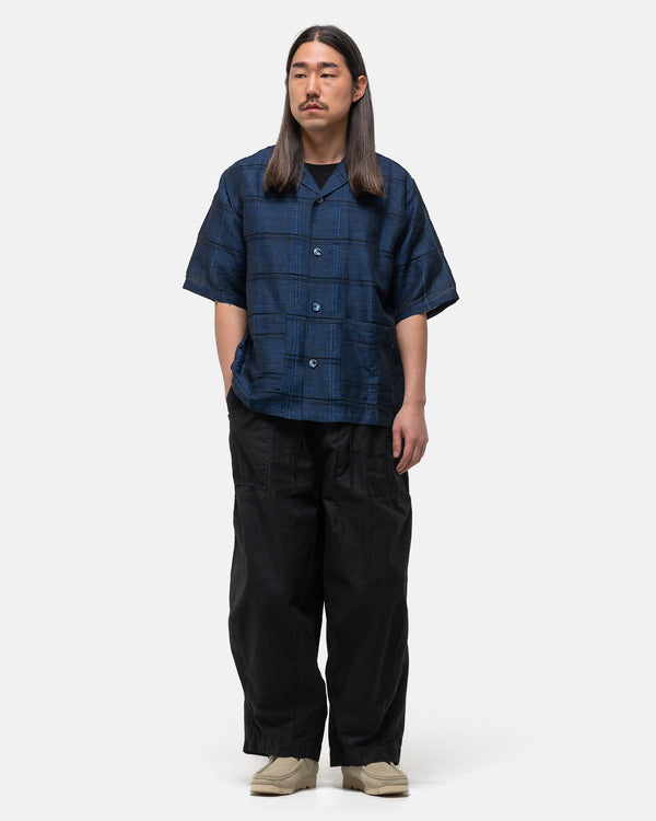 Haven Cabana Shirt - Plaid Jacquard Blue