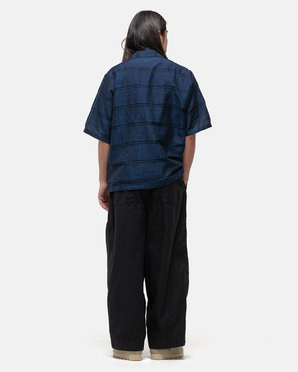 Haven Cabana Shirt - Plaid Jacquard Blue