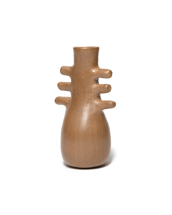 Haven Candle Holder "Manitas" Clay & Beeswax Natural