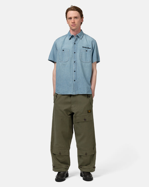 Haven Chambray S/S Shirt Indigo