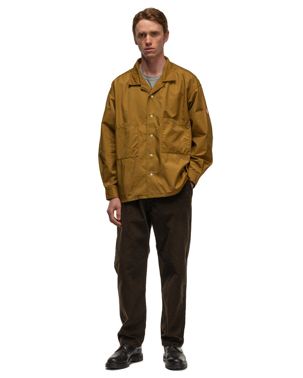 Haven CN Twill Open Shirt Brown
