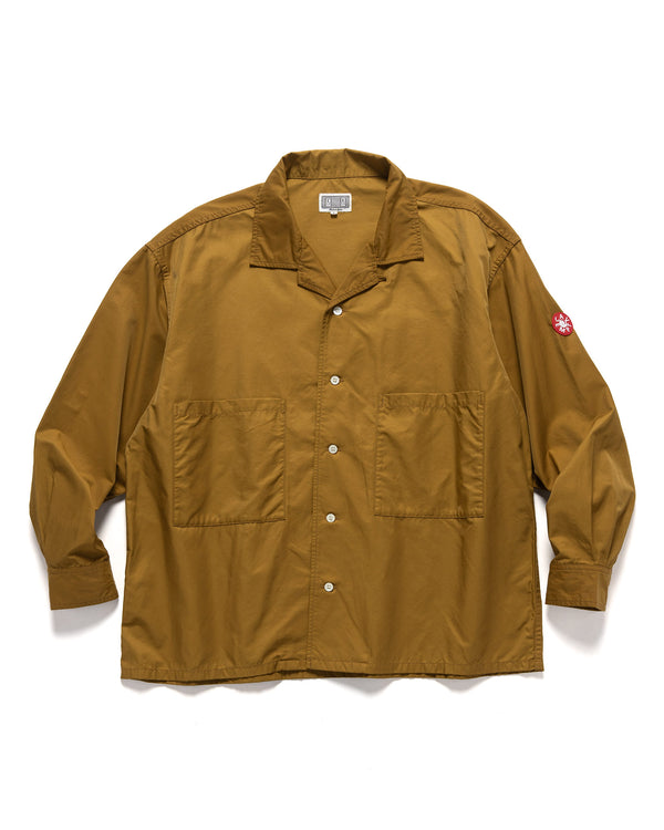 haven CN Twill Open Shirt Brown