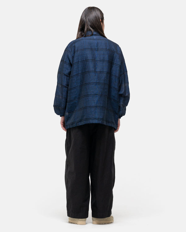 Haven Coach Jacket - Plaid Jacquard Blue