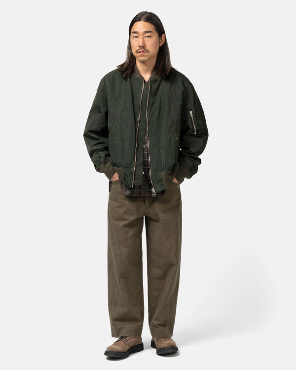 Haven Cotton Canvas - Straight Pants L.Brown