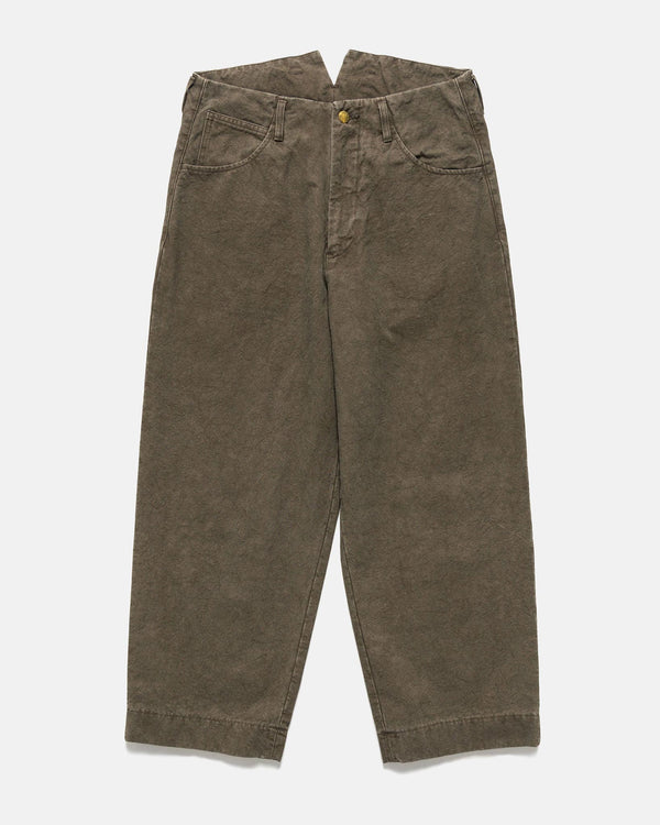 haven Cotton Canvas - Straight Pants L.Brown