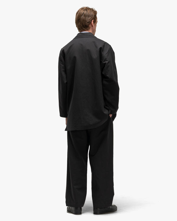 Haven Cotton Linen Twill Coat Black