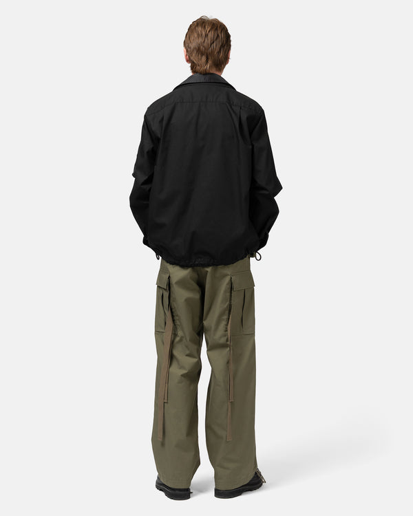 Haven Cotton Nylon Oxford Blouson Black