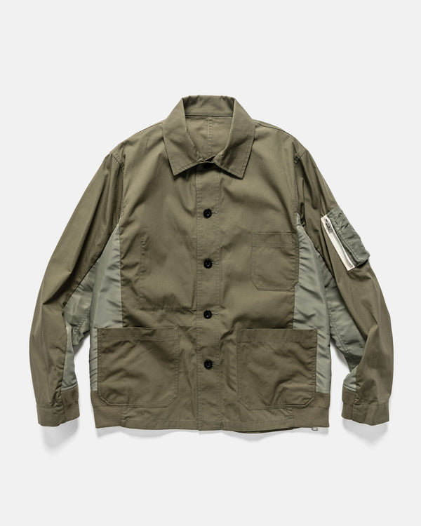 haven Cotton Nylon Oxford Jacket Khaki