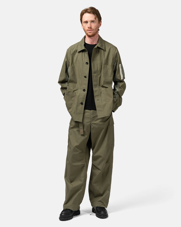 Haven Cotton Nylon Oxford Pants Khaki