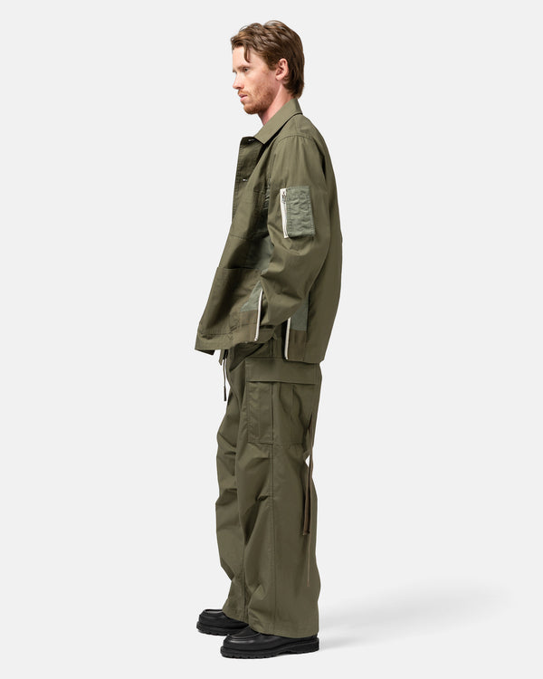 Haven Cotton Nylon Oxford Pants Khaki