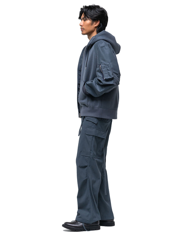 Haven Cotton Twill Pants BLUE GRAY