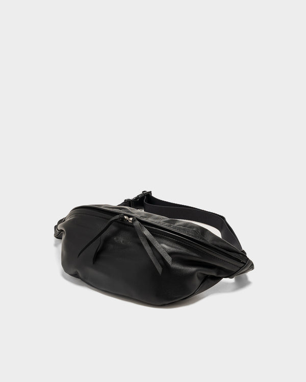 haven Cow Waist Pouch Bag Black