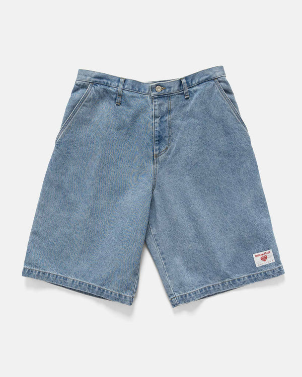 haven Denim Painter Shorts Indigo