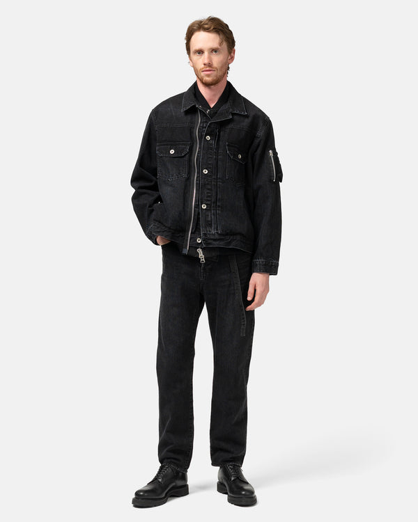 Haven Denim X Nylon Twill Jacket Black