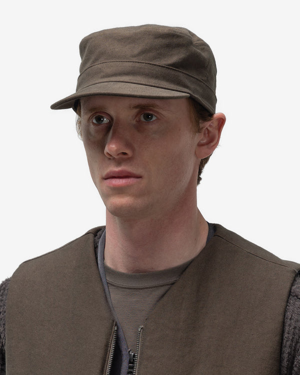 Haven Engineer Cap - Washed Cotton Canvas Earth