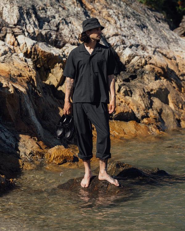 Haven Field Bucket Hat - Tropical Wool Black