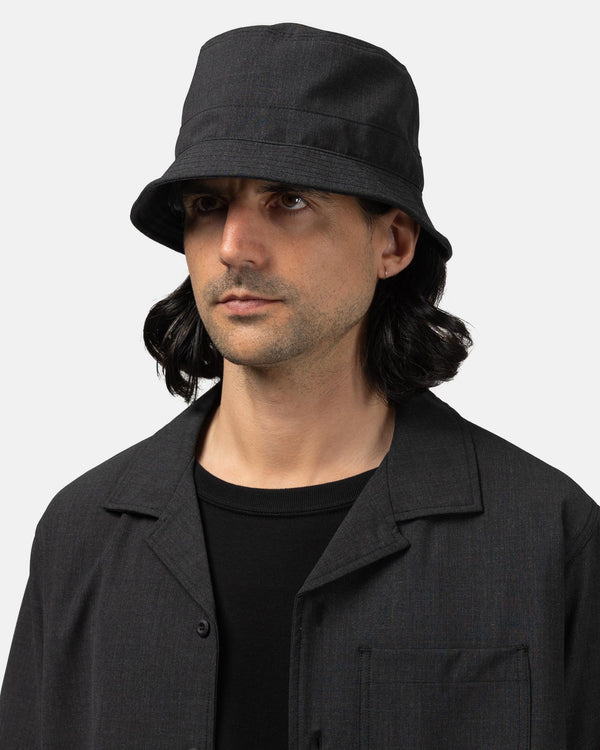 Haven Field Bucket Hat - Tropical Wool Charcoal