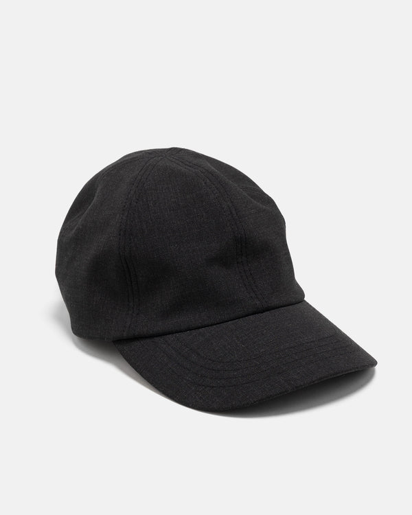 haven Field Cap - Tropical Wool Charcoal